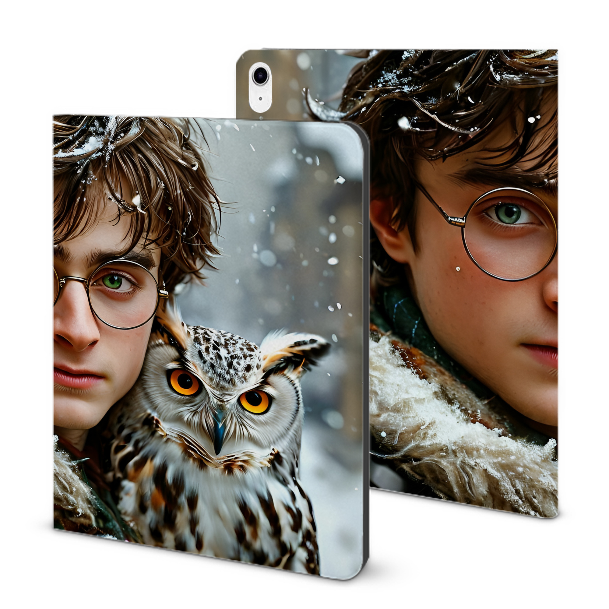 （画像用） Harry Potter ハリー・ポッターシリーズ IPad ケース ブック型 PUレザー TPU 耐衝撃 軽量 薄型 ペン収納なし 全面保護 IPad 各モデル対応